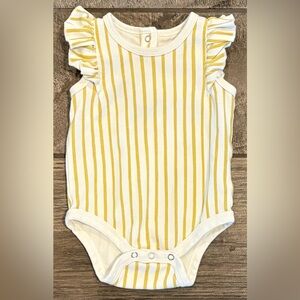 Pehr Organic Cotton Ruffle Onesie